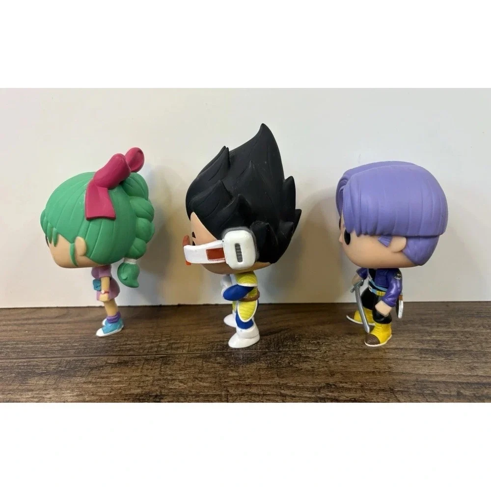 Funko Pop! Dragon Ball Vinyl Figure Lot Bulma Trunks Vegeta